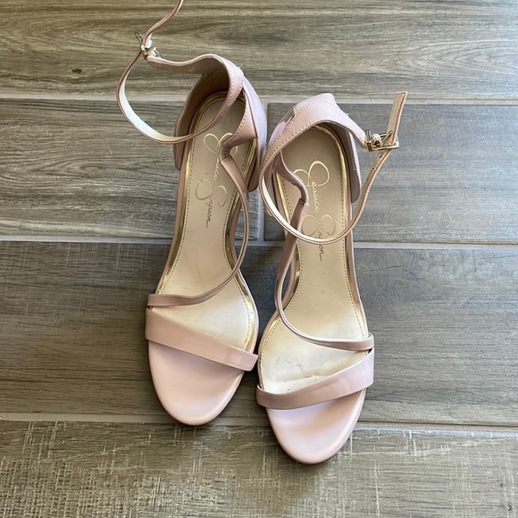 Jessica Simpson Shoes - Jessica Simpson patent nude heels 10